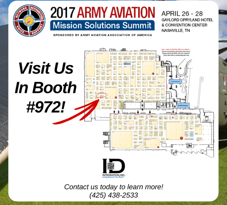 Shows floorplan for the AAAA - Mission Solutions Summit