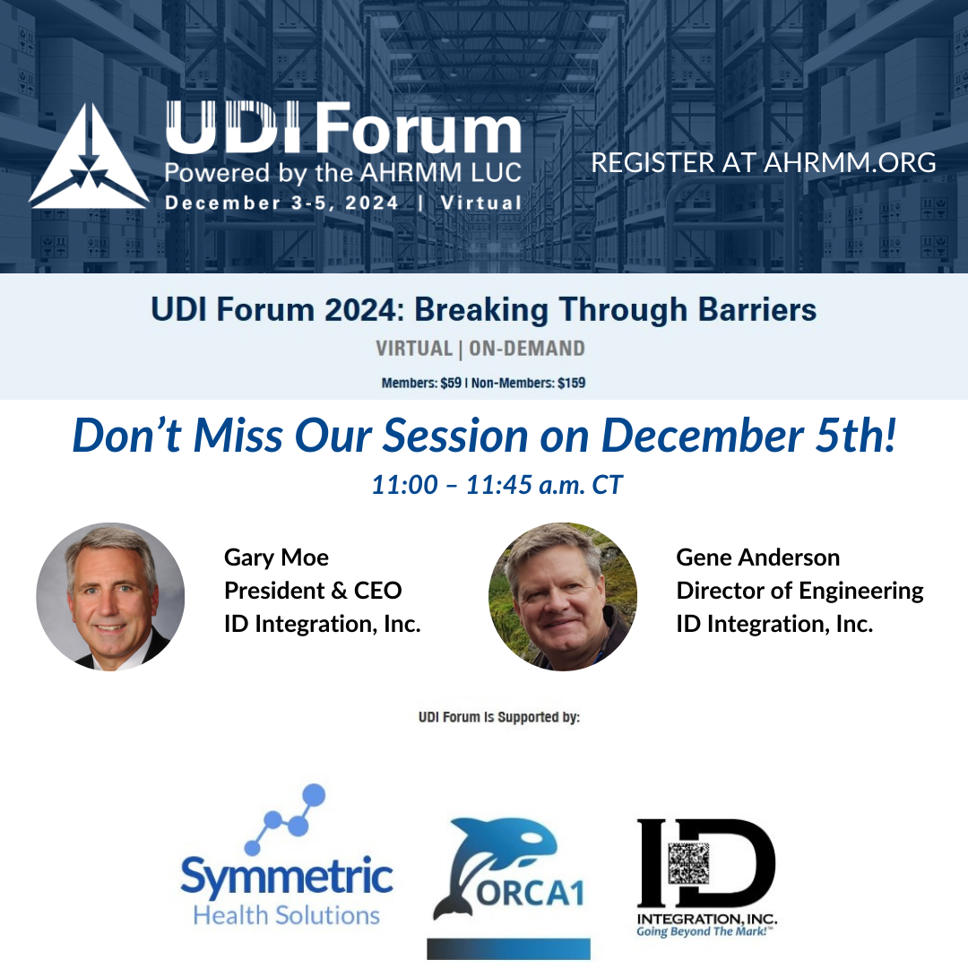 Don't miss our session on December 5th at the virtual UDI Forum